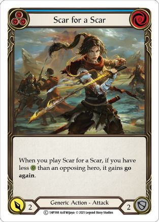 Scar for a Scar (Blue) [1HP398] (History Pack 1)-1