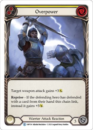 Overpower (Yellow) [1HP154] (History Pack 1)-1