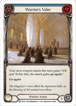 Warrior's Valor (Blue) [1HP161] (History Pack 1)-1