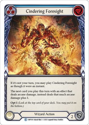 Cindering Foresight (Blue) [1HP319] (History Pack 1)-1