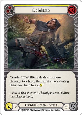 Debilitate (Yellow) [1HP077] (History Pack 1)-1
