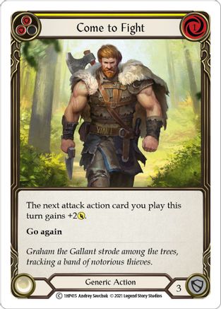 Come to Fight (Yellow) [1HP415] (History Pack 1)-1
