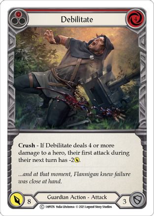 Debilitate (Red) [1HP076] (History Pack 1)-1