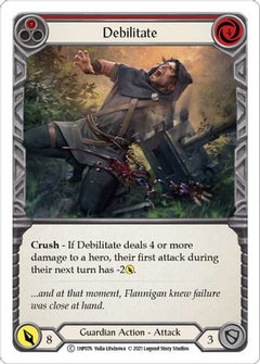 Debilitate (Red) [1HP076] (History Pack 1)-1
