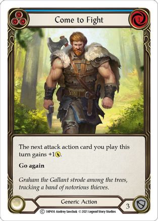 Come to Fight (Blue) [1HP416] (History Pack 1)-1