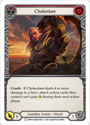 Chokeslam (Red) [1HP070] (History Pack 1)-1