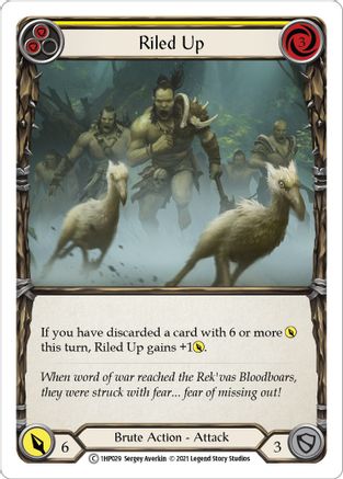 Riled Up (Yellow) [1HP029] (History Pack 1)-1