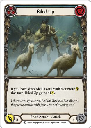Riled Up (Blue) [1HP030] (History Pack 1)-1