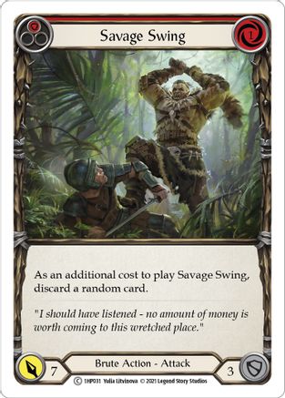 Savage Swing (Red) [1HP031] (History Pack 1)-1