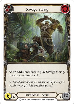 Savage Swing (Yellow) [1HP032] (History Pack 1)-1