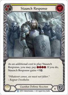 Staunch Response (Yellow) [1HP059] (History Pack 1)-1