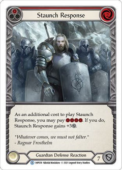 Staunch Response (Red) [1HP058] (History Pack 1)-1