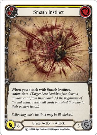 Smash Instinct (Yellow) [1HP035] (History Pack 1)-1
