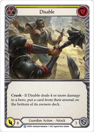 Disable (Yellow) [1HP056] (History Pack 1)-1