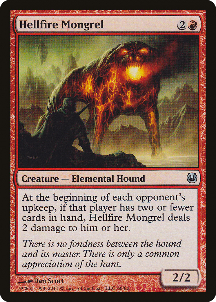 Hellfire Mongrel [Duel Decks: Ajani vs. Nicol Bolas]-1