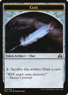 Clue Token (013/018) [Shadows over Innistrad Tokens]-1