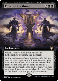 Court of Locthwain (Extended Art) [Wilds of Eldraine Commander]-1