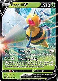 Beedrill V (001/189) [Sword & Shield: Astral Radiance]-1