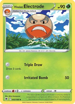 Hisuian Electrode (003/189) [Sword & Shield: Astral Radiance]-1