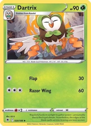 Dartrix (020/189) [Sword & Shield: Astral Radiance]-1