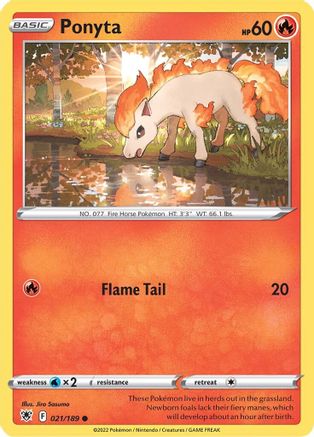 Ponyta (021/189) [Sword & Shield: Astral Radiance]-1