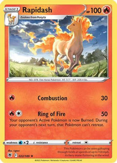 Rapidash (022/189) [Sword & Shield: Astral Radiance]-1