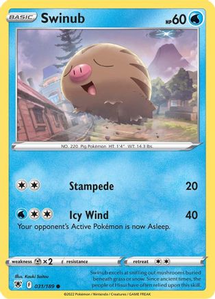 Swinub (031/189) [Sword & Shield: Astral Radiance]-1