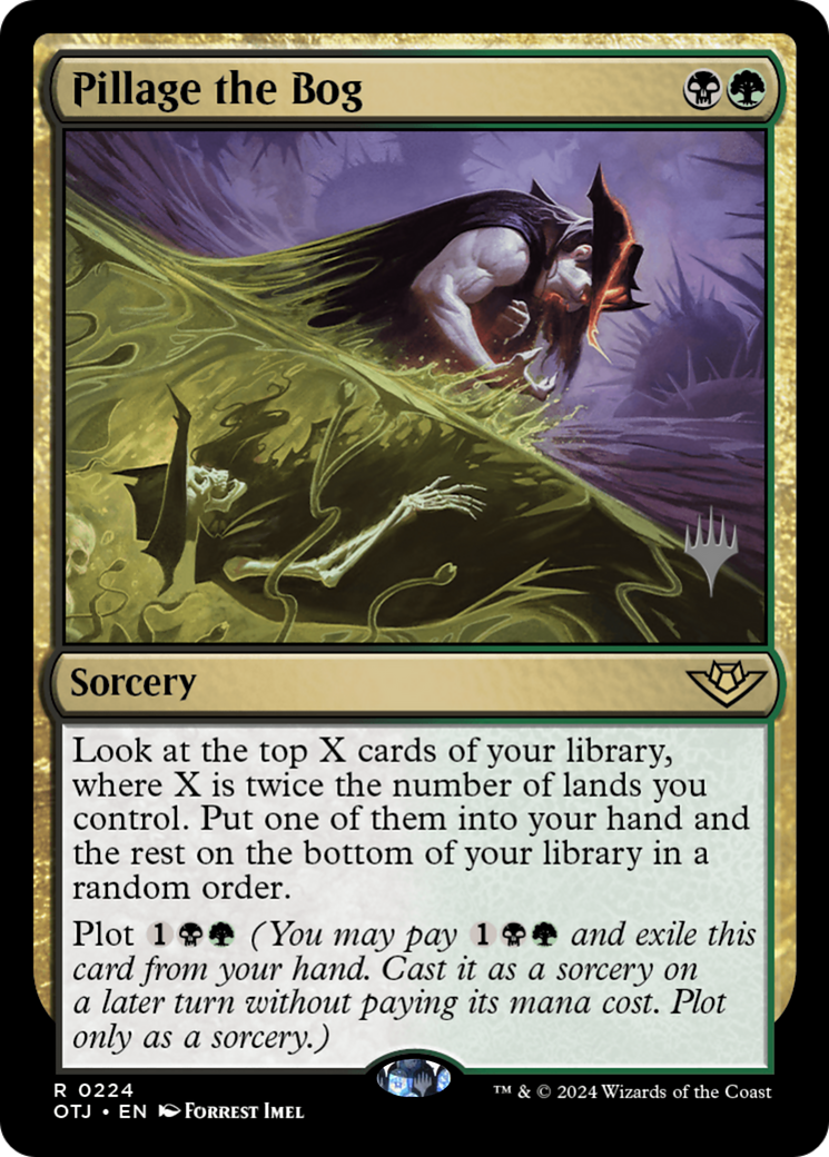 Pillage the Bog (Promo Pack) [Outlaws of Thunder Junction Promos]-1