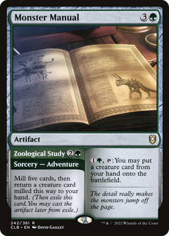 Monster Manual // Zoological Study [Commander Legends: Battle for Baldur's Gate]-1