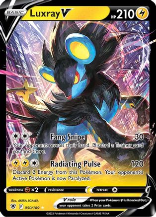 Luxray V (050/189) [Sword & Shield: Astral Radiance]-1