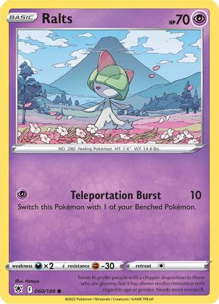Ralts (060/189) [Sword & Shield: Astral Radiance]-1