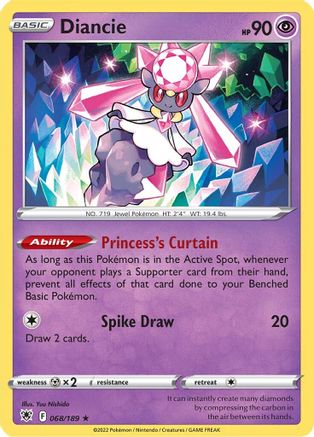 Diancie (068/189) [Sword & Shield: Astral Radiance]-1