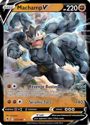 Machamp V (072/189) [Sword & Shield: Astral Radiance]-1