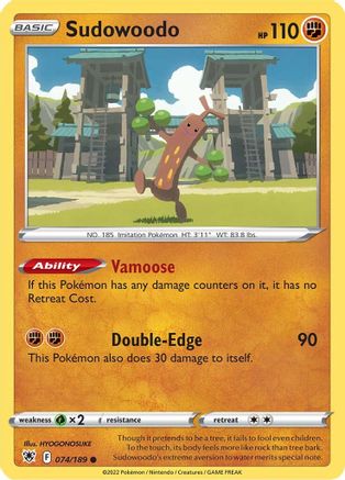 Sudowoodo (074/189) [Sword & Shield: Astral Radiance]-1