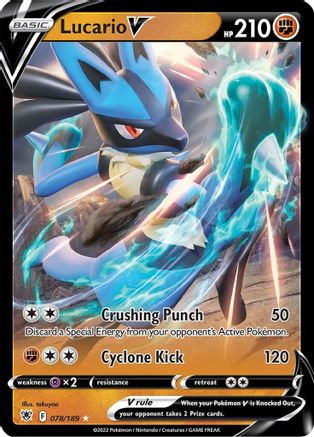 Lucario V (078/189) [Sword & Shield: Astral Radiance]-1