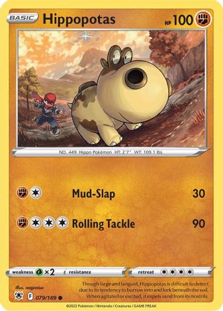 Hippopotas (079/189) [Sword & Shield: Astral Radiance]-1