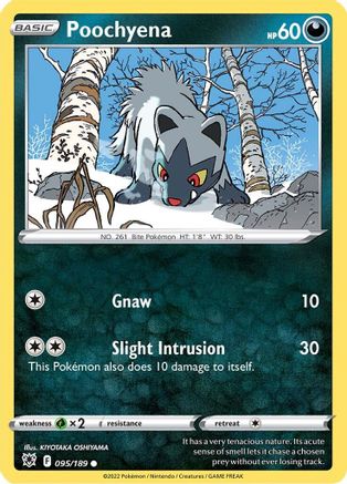 Poochyena (095/189) [Sword & Shield: Astral Radiance]-1