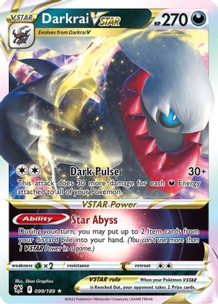 Darkrai VSTAR (099/189) [Sword & Shield: Astral Radiance]-1