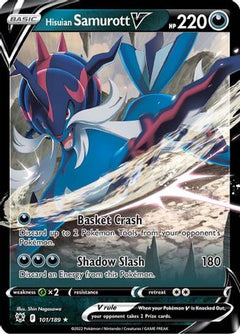 Hisuian Samurott V (101/189) [Sword & Shield: Astral Radiance]-1