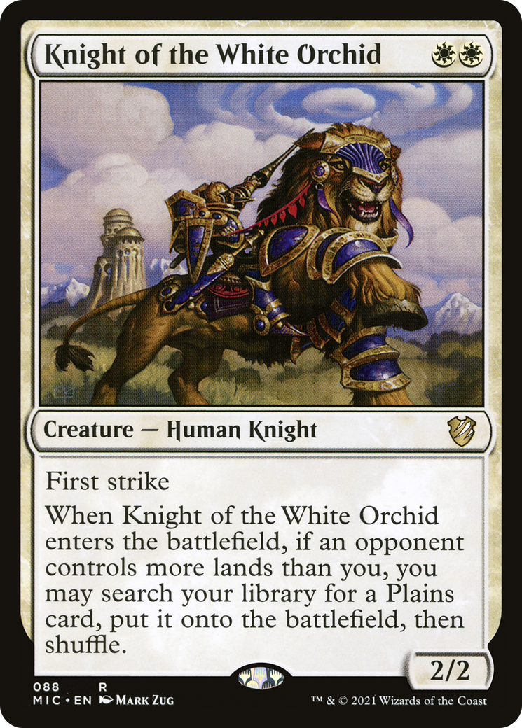 Knight of the White Orchid [Innistrad: Midnight Hunt Commander]-1