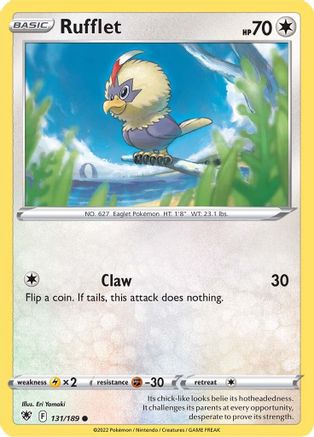 Rufflet (131/189) [Sword & Shield: Astral Radiance]-1