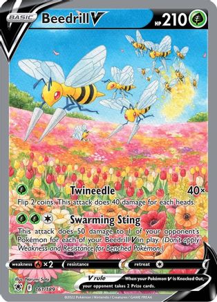 Beedrill V (161/189) [Sword & Shield: Astral Radiance]-1