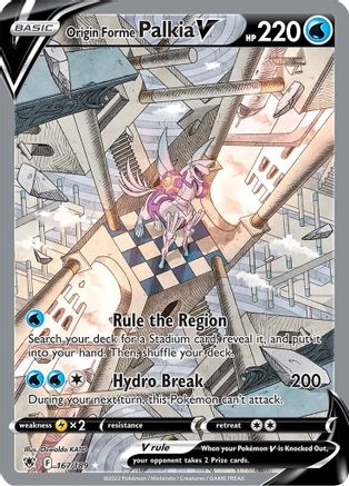 Origin Forme Palkia V (167/189) [Sword & Shield: Astral Radiance]-1