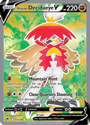 Hisuian Decidueye V (173/189) [Sword & Shield: Astral Radiance]-1