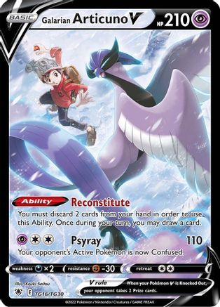 Galarian Articuno V (TG16/TG30) [Sword & Shield: Astral Radiance]-1