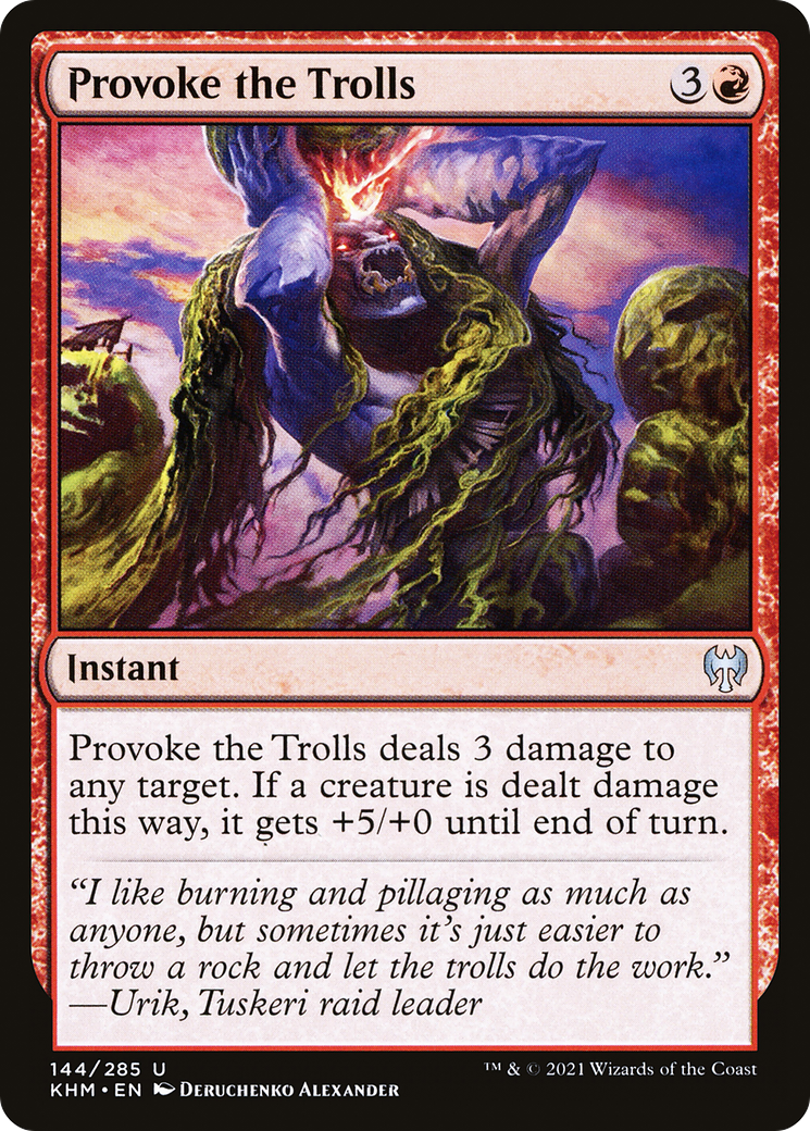 Provoke the Trolls [Kaldheim]-1