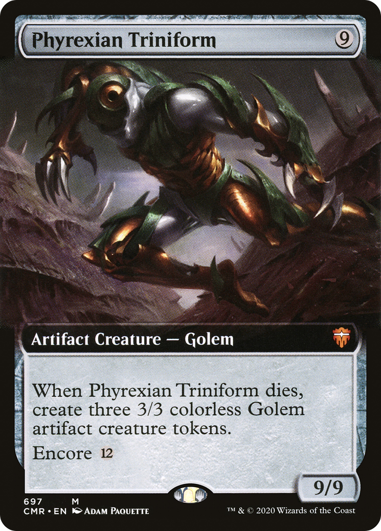 Phyrexian Triniform (Extended Art) [Commander Legends]-1