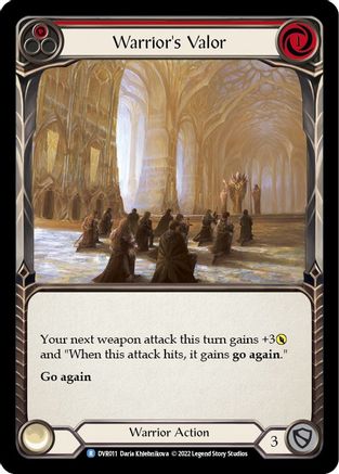 Warriors Valor [DVR011] (Classic Battles: Rhinar vs Dorinthea)-1