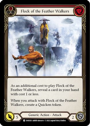 Flock of the Featherwalkers (Red) [DVR026] (Classic Battles: Rhinar vs Dorinthea)-1