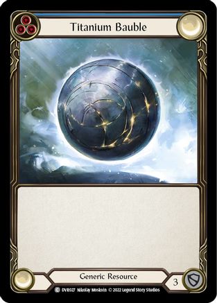 Titanium Bauble [DVR027] (Classic Battles: Rhinar vs Dorinthea)-1